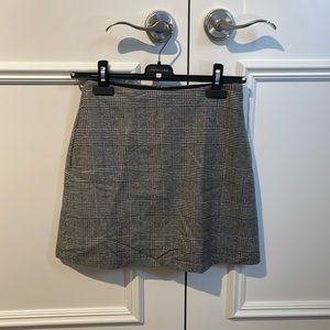 Aritzia Plaid Mini Skirt